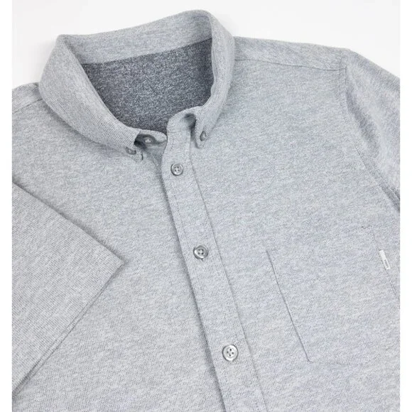 Vuori Gray Modern Casual Button Down Shirt - Picture 5 of 11